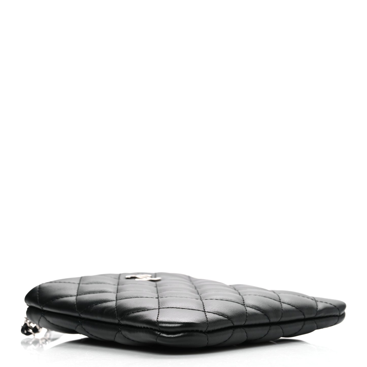 Lambskin Quilted Uniform Crossbody Bag Black