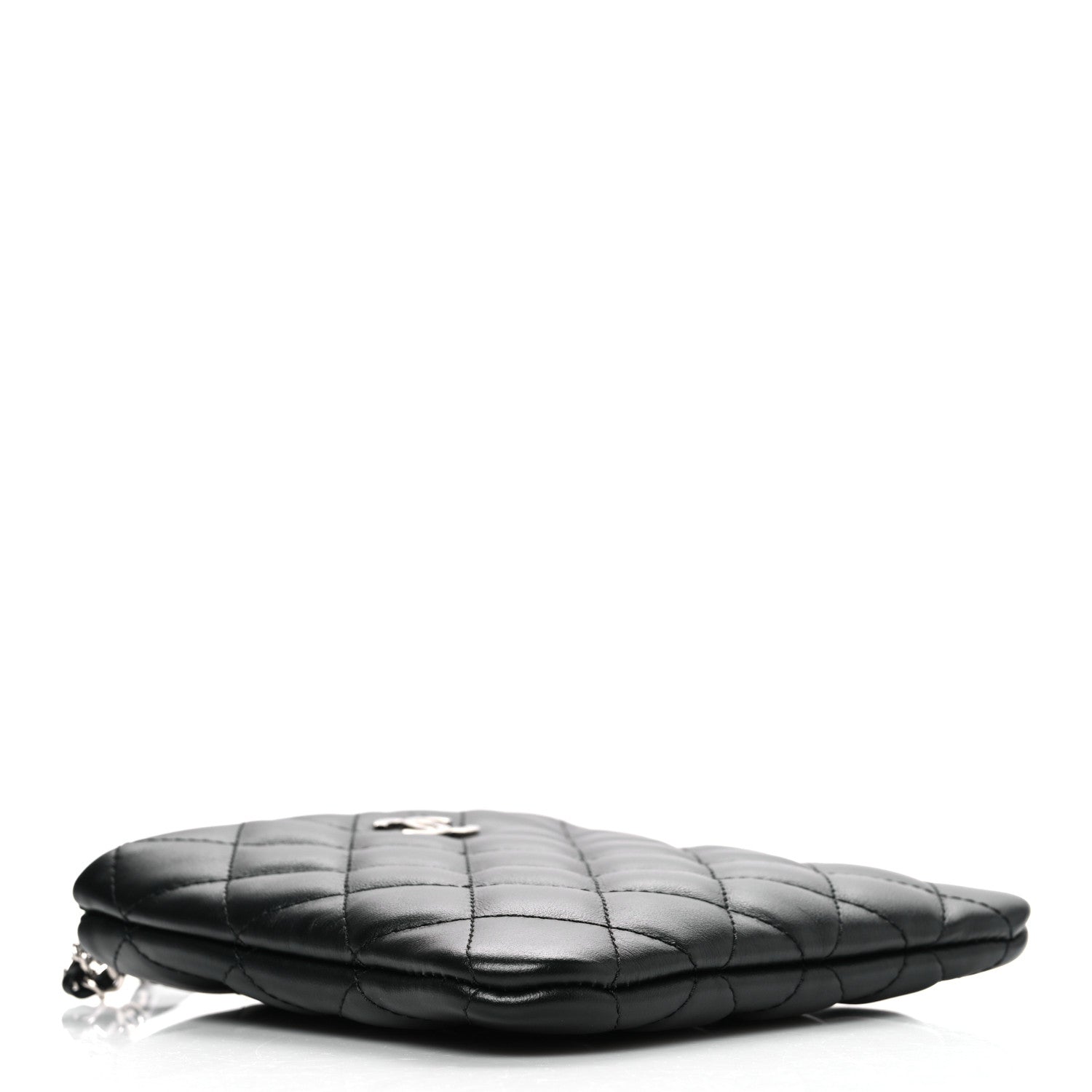 Chanel Lambskin Quilted Uniform Crossbody Bag Black 4 of 10