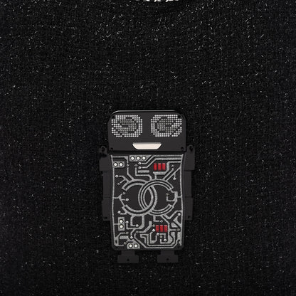 Chanel Tweed Resin Strass Large Robot Shopping Bag Black 9 of 9