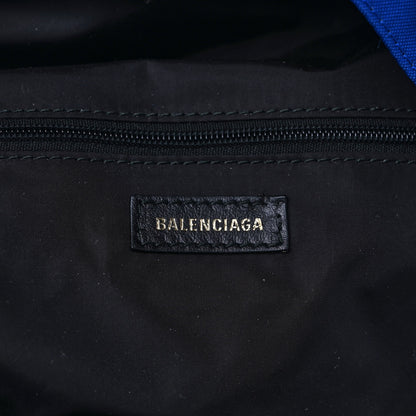 Balenciaga Nylon Wheel Logo Backpack Blue 6 of 8