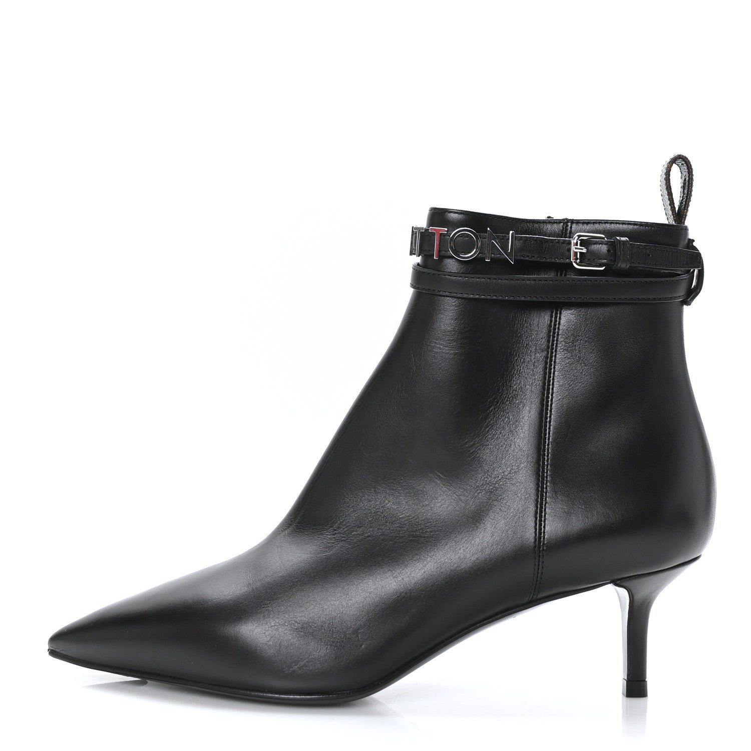 Louis Vuitton Calfskin Call Back Ankle Boots 36 Black 1 of 7