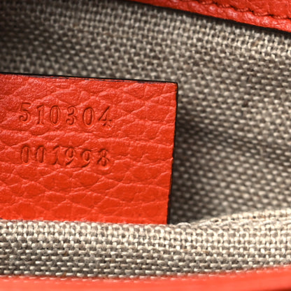 Gucci Dollar Calfskin Small Interlocking G Shoulder Bag Sun Orange 7 of 10