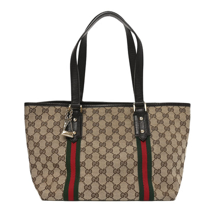 Gucci Monogram Medium Jolicoeur Tote Dark Brown 1 of 10