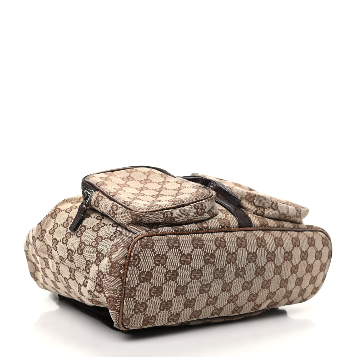 Gucci Monogram Backpack Dark Brown 4 of 11