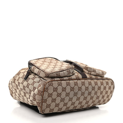 Gucci Monogram Backpack Dark Brown 4 of 11