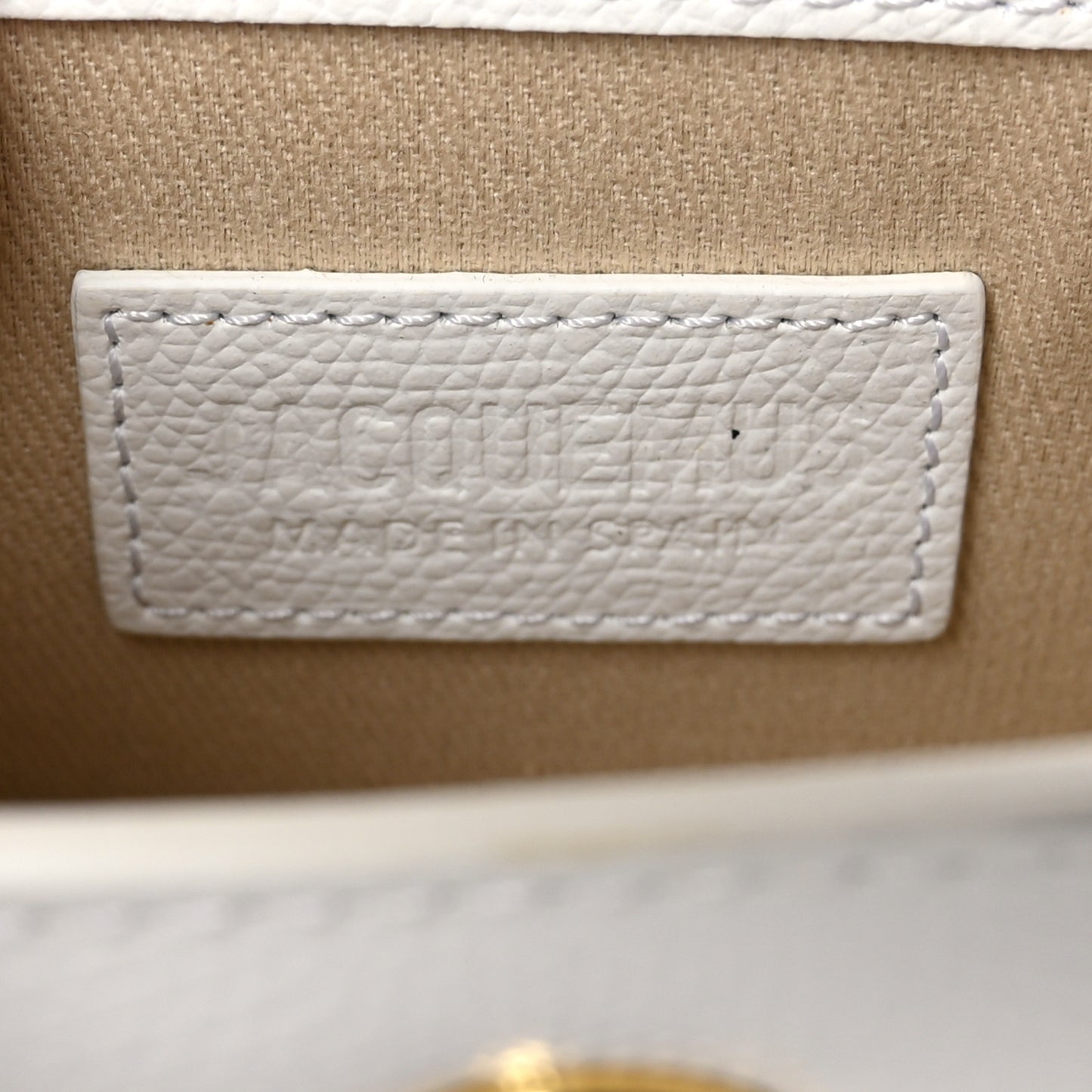 Grained Calfskin Le Chiquito White