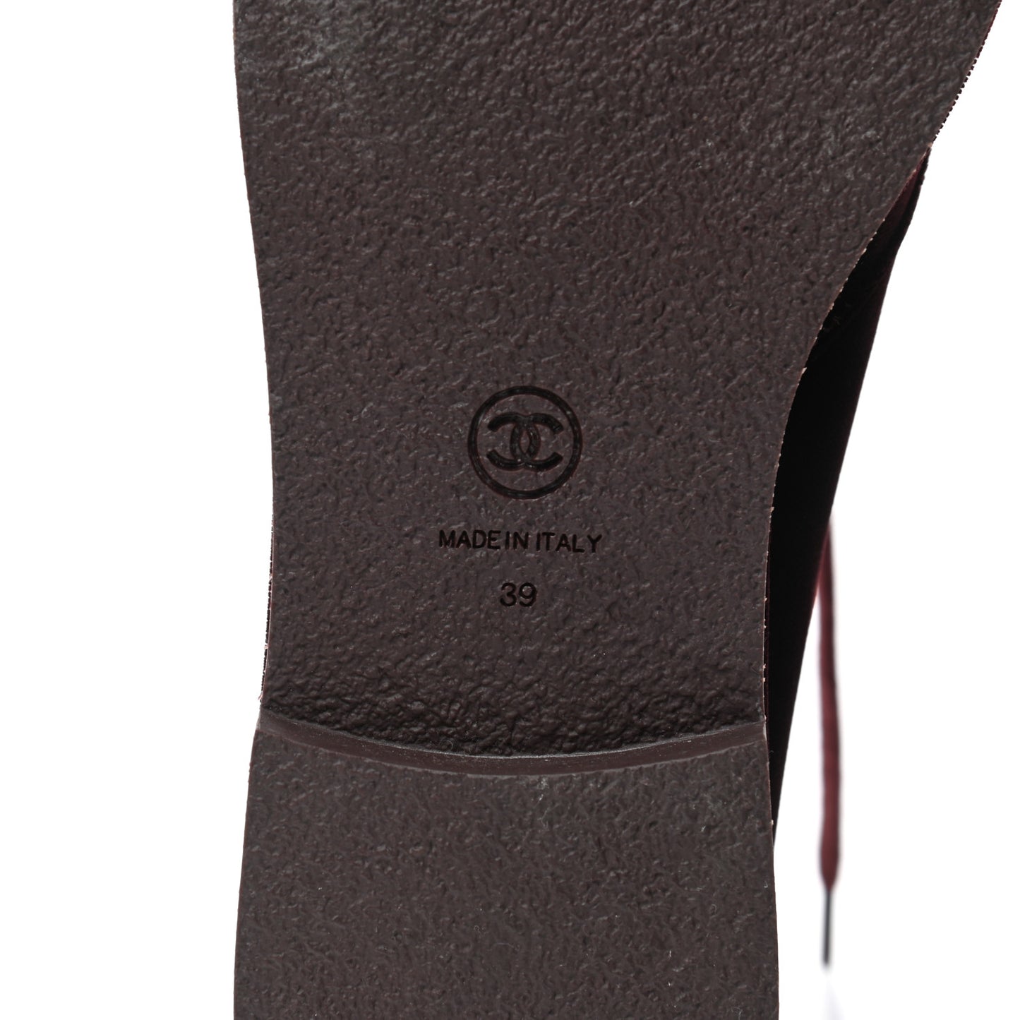 Velvet CC Lace Up Boots 39 Burgundy