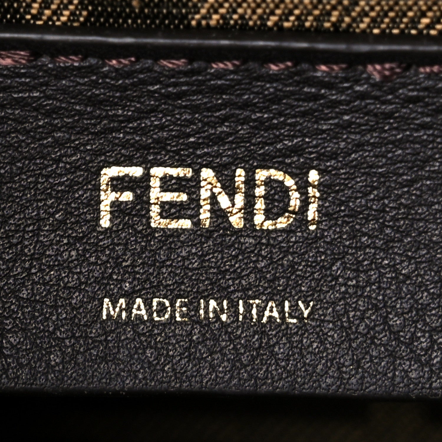 Fendi Shiny Nappa Small Fendi First Caramello 6 of 15