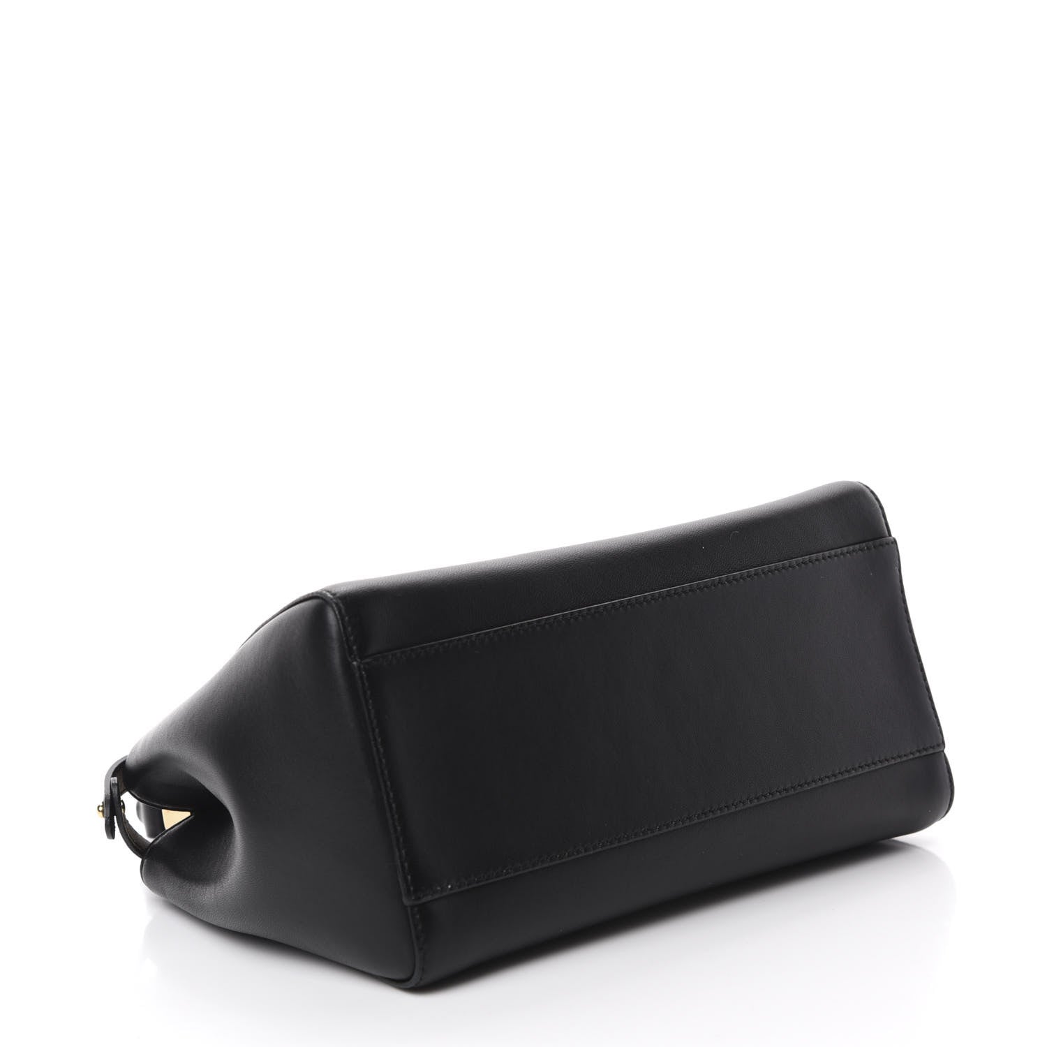 Fendi Nappa Mini Peekaboo Iconic Satchel Black 4 of 12