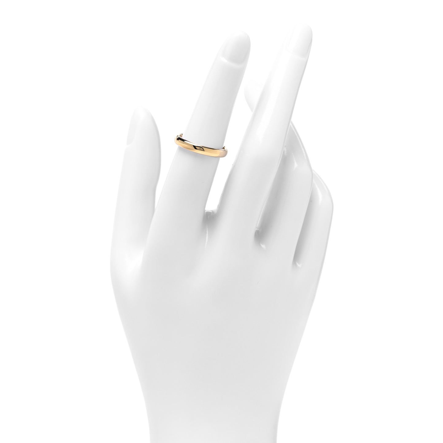 18K Yellow Gold 3mm Forever Wedding Band Ring 51 5.75