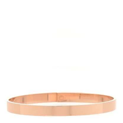 Hermes 18K Rose Gold Diamond PM Kelly Bracelet SH 2 of 5