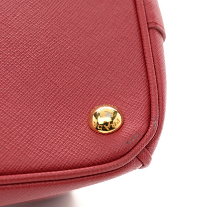 Prada Saffiano Small Galleria Double Zip Rosso 13 of 17