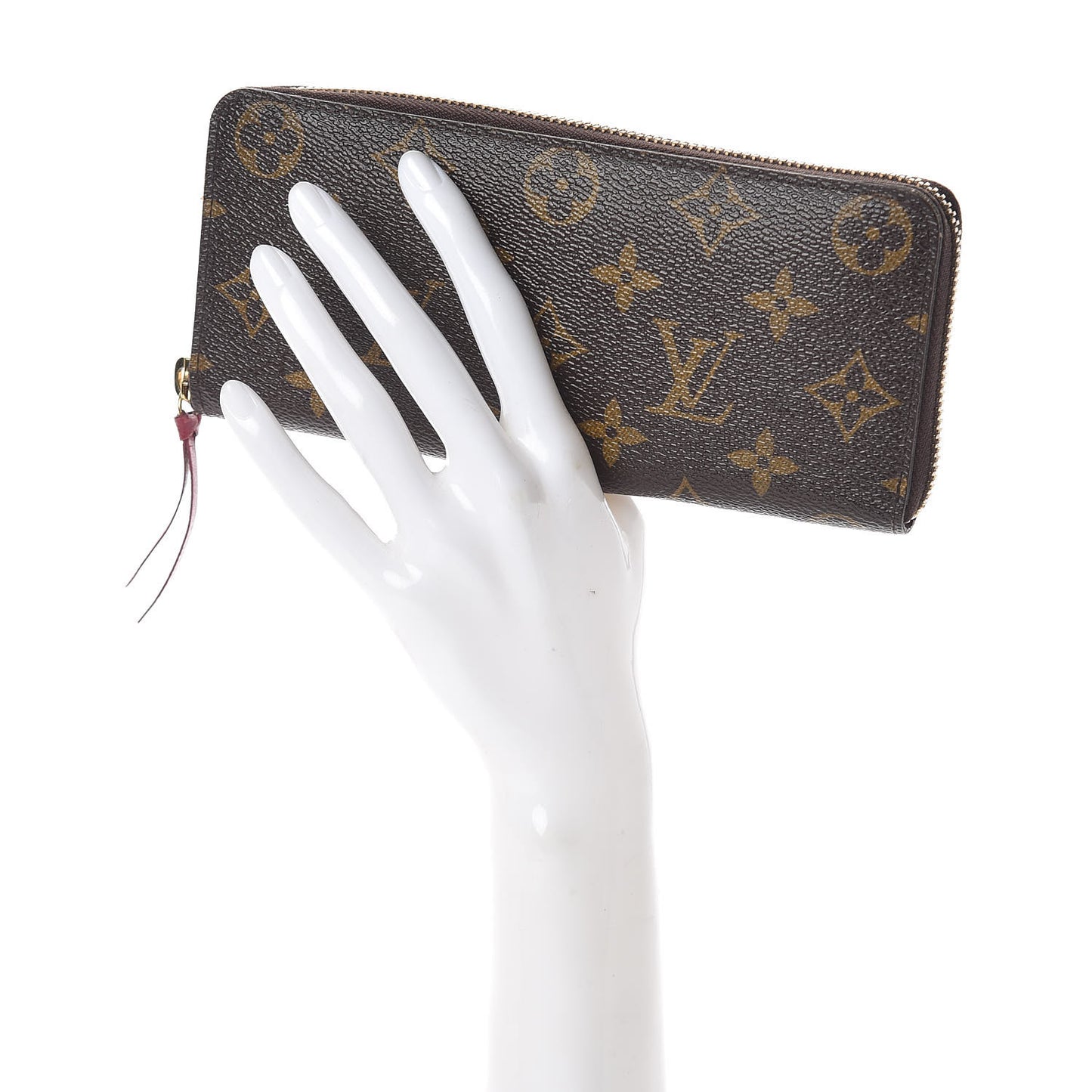 Monogram Clemence Wallet Fuchsia