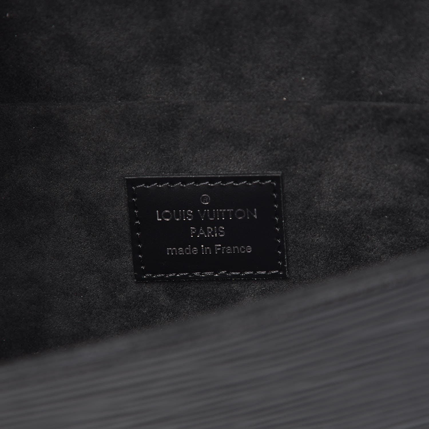 Louis Vuitton Epi LV Stories Pochette Felicie Black 9 of 11