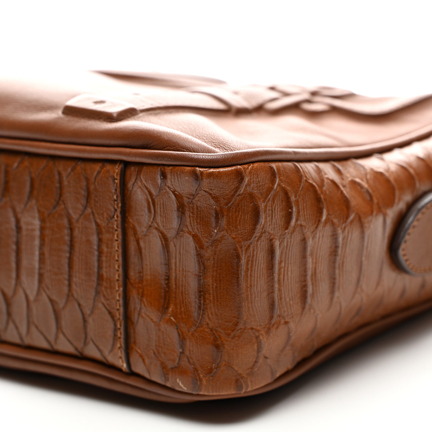 Mulberry Calfskin Silky Snake Print Maisie Bag Oak 10 of 11
