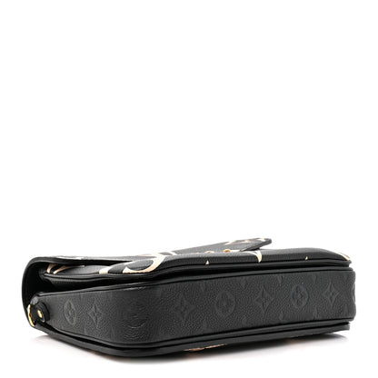 Louis Vuitton Empreinte Monogram Giant Crafty Pochette Metis Black Creme 4 of 10