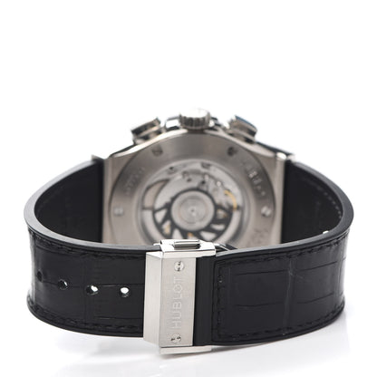 Hublot Stainless Steel Alligator Classic Fusion 45mm Automatic Watch Black 521.NX.1170.LR 3 of 4