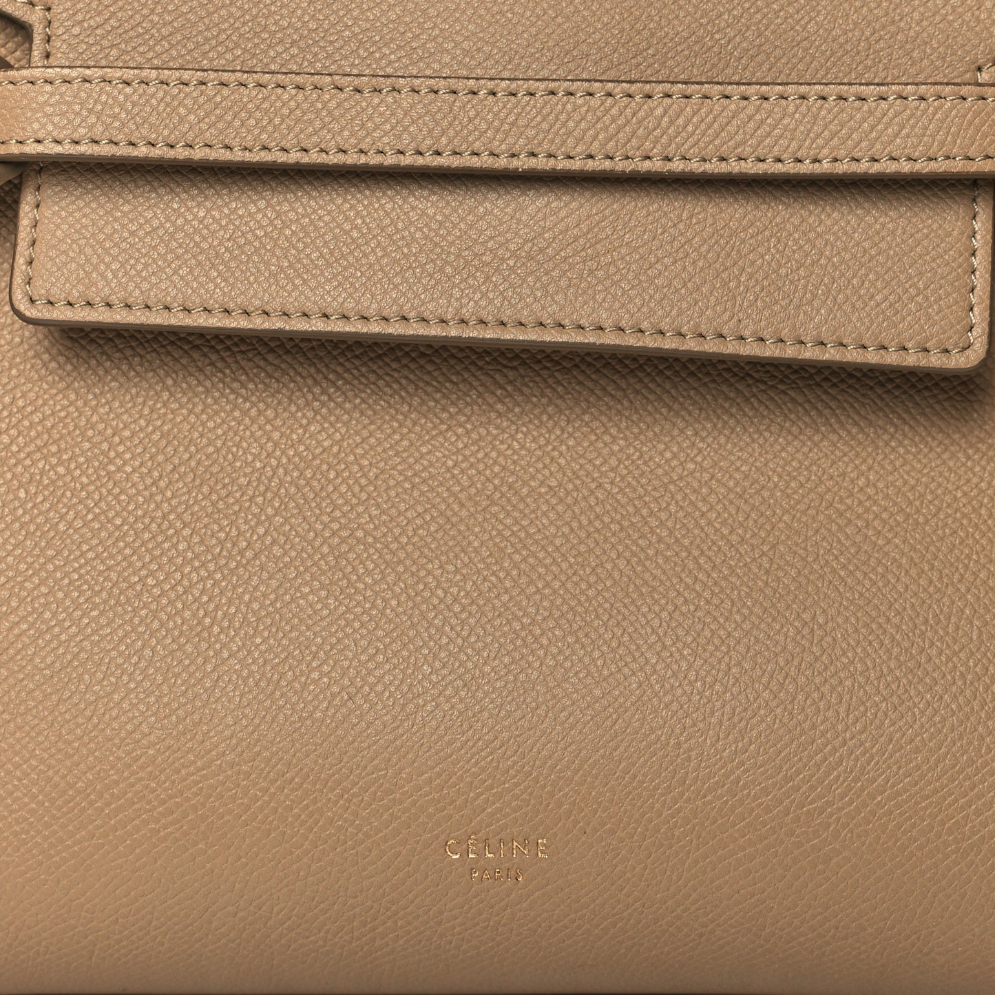 Baby Grained Calfskin Mini Belt Bag Dune