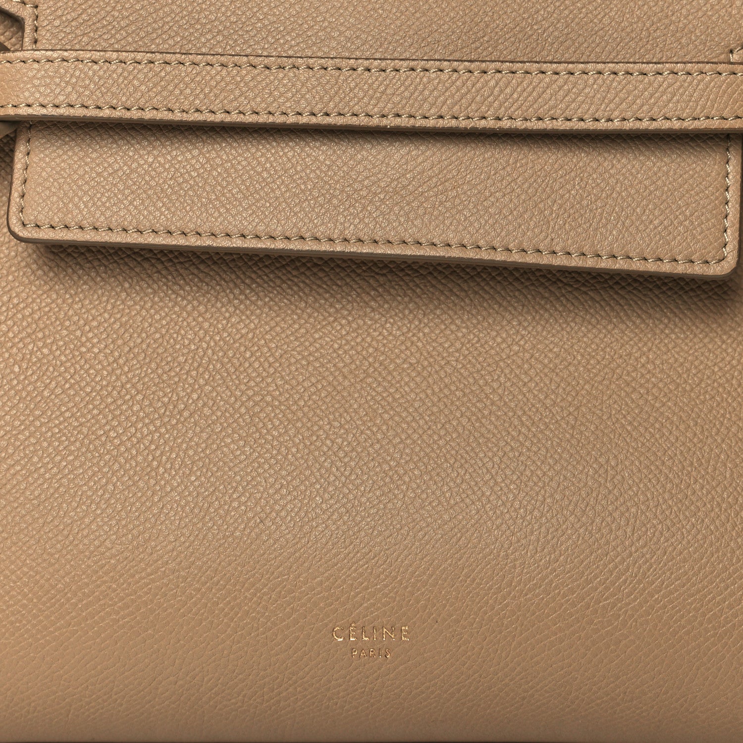 Celine Baby Grained Calfskin Mini Belt Bag Dune 8 of 11