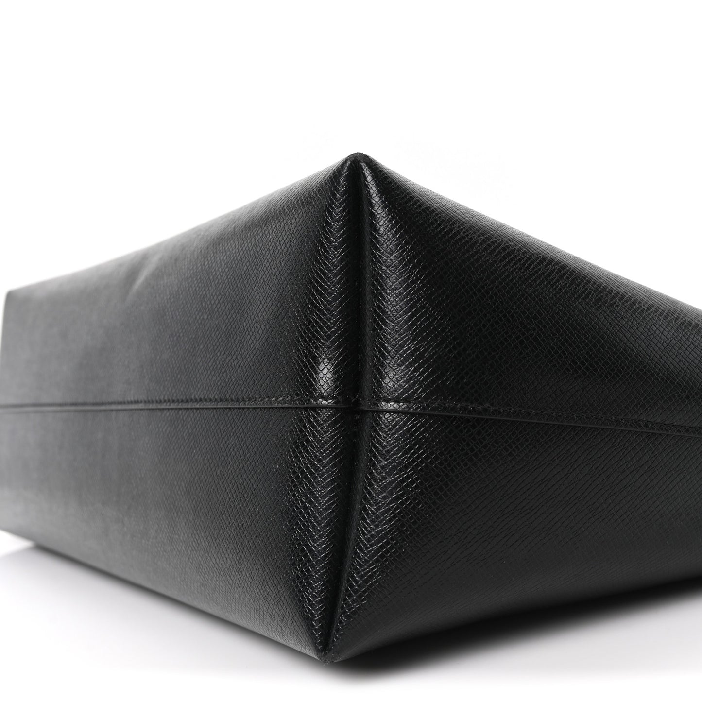 Calfskin Large Shopping Tote Black