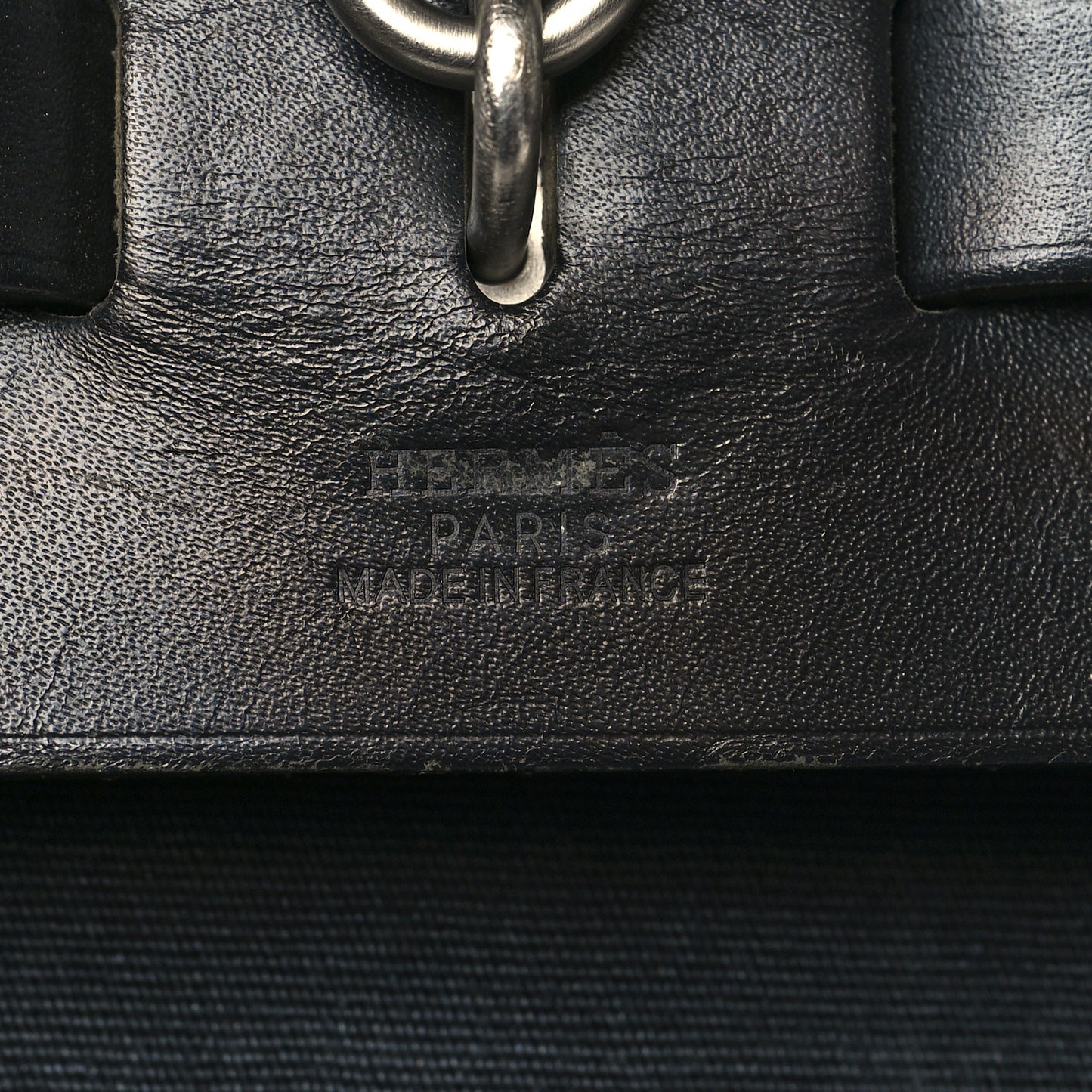 Toile Vache Calfskin Herbag 39 MM Black
