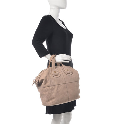 Givenchy Nubuck Crocodile Embossed Medium Nightingale Taupe 2 of 11