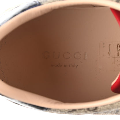 Gucci GG Supreme Monogram Womens Ace Low-Top Sneaker 37.5 Beige 6 of 8