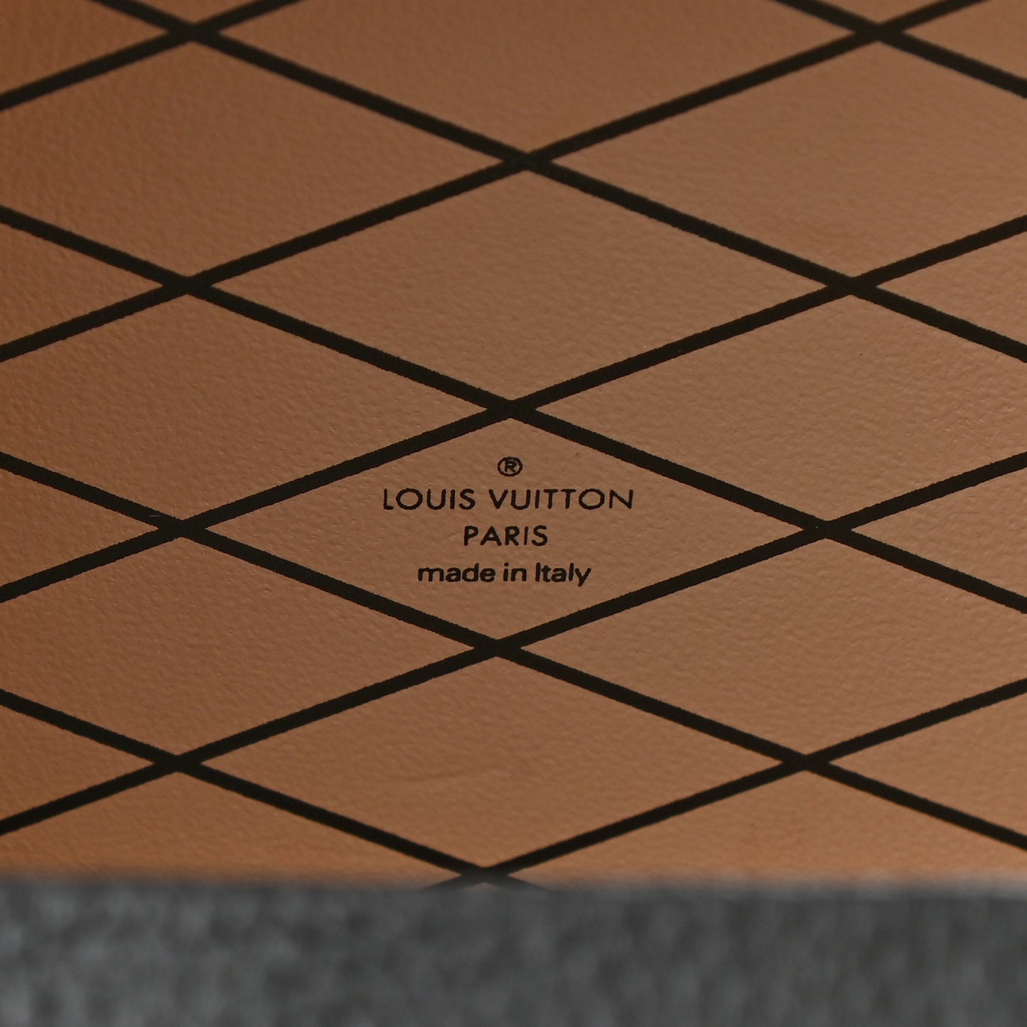 Monogram Calfskin Petite Malle Black White