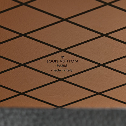 Louis Vuitton Monogram Calfskin Petite Malle Black White 8 of 10