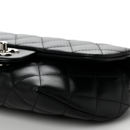 Chanel Calfskin Quilted CC Uniform Flap Belt Bag Black 8 of 9