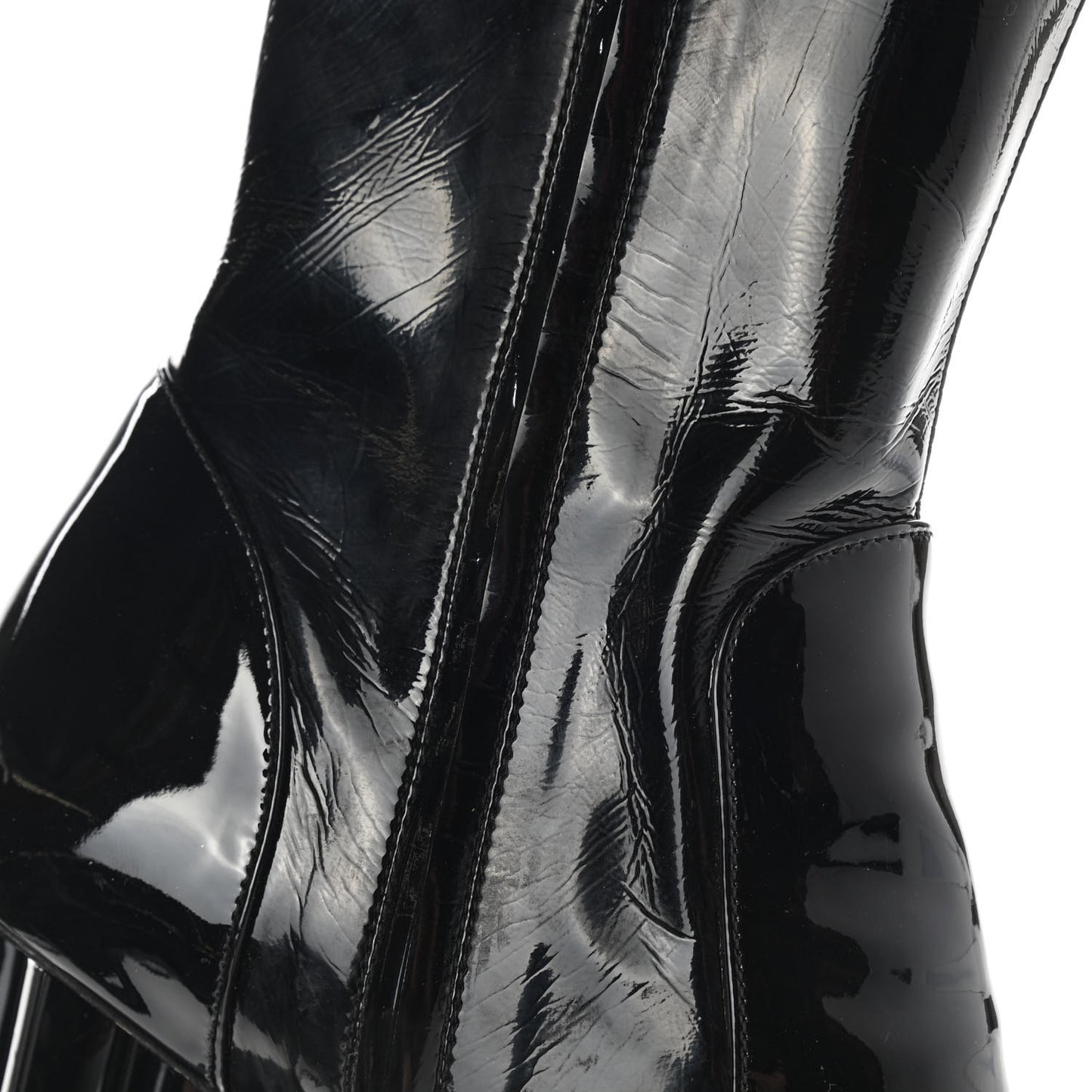 Patent Uniformes Silhouette Ankle Boots 38.5 Black