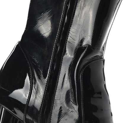 Louis Vuitton Patent Uniformes Silhouette Ankle Boots 38.5 Black 12 of 12