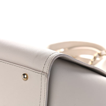 Chanel Caviar Medium Studded Deauville Tote Ivory 9 of 14