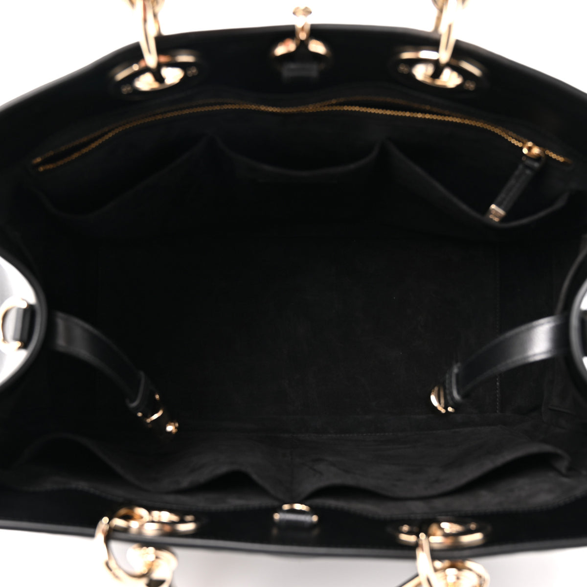 Christian Dior Lambskin Cannage Large The Lady 95.22 Black 5 of 11