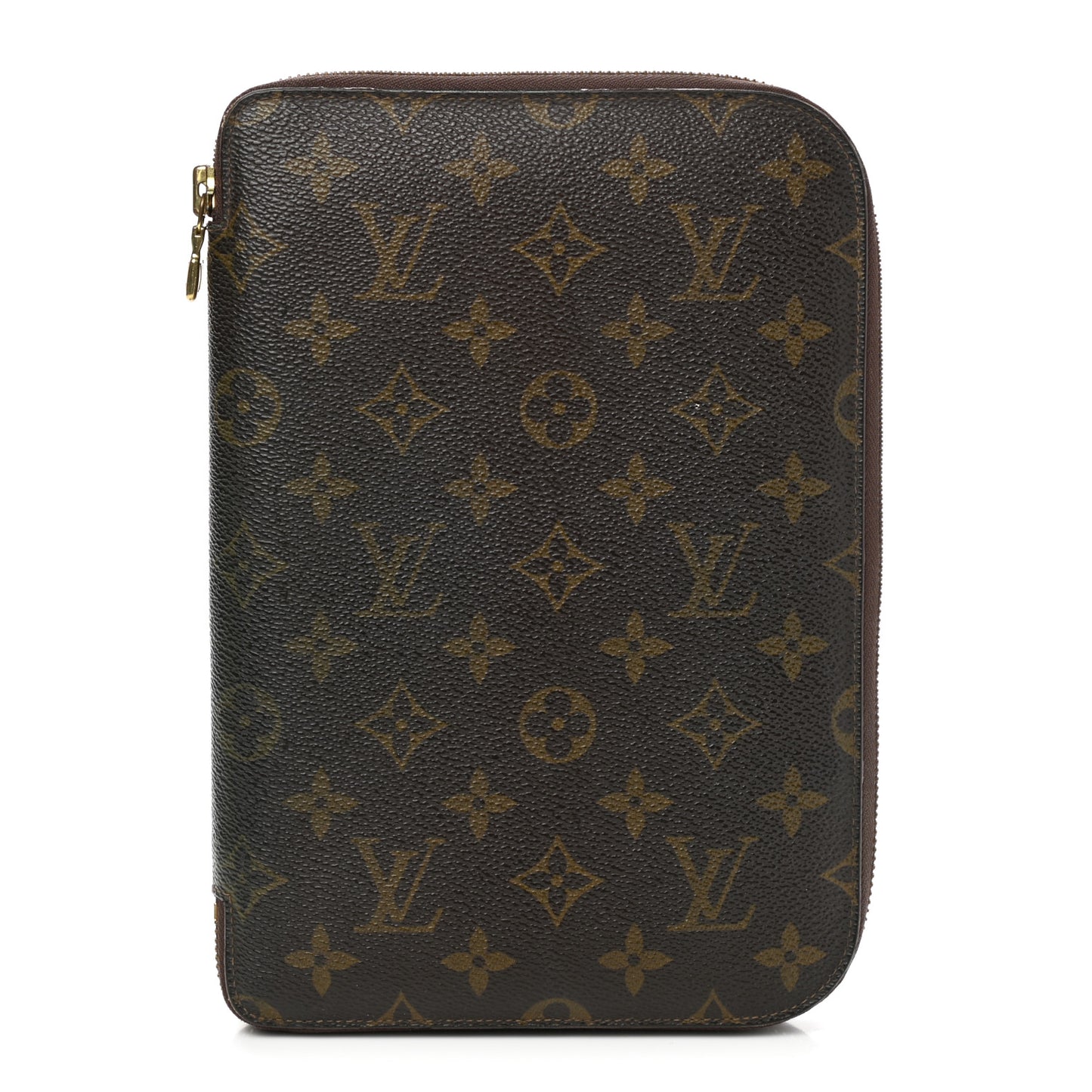 Monogram Zipped Passport Agenda Wallet