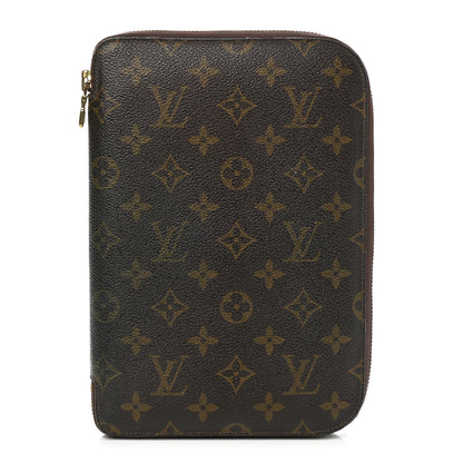 Louis Vuitton Monogram Zipped Passport Agenda Wallet 1 of 7