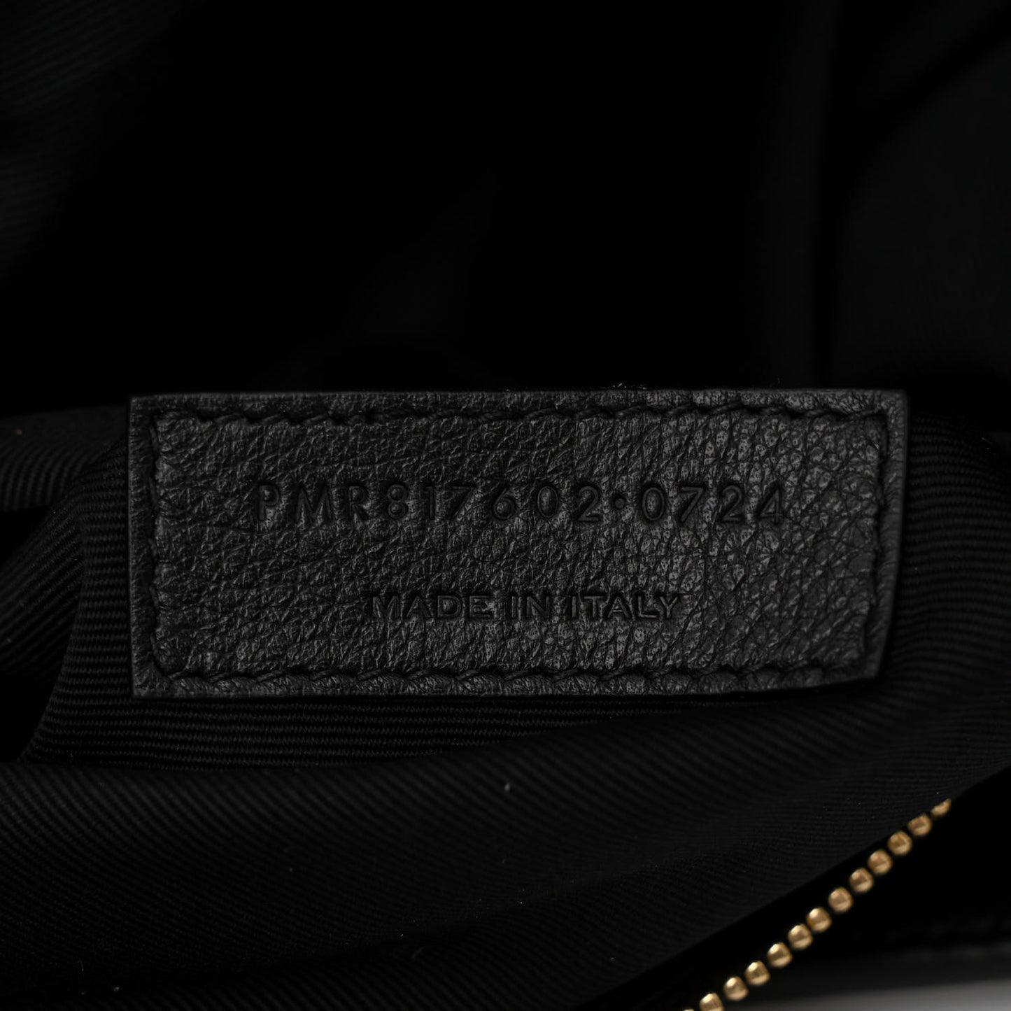 Calfskin Y Tote Black