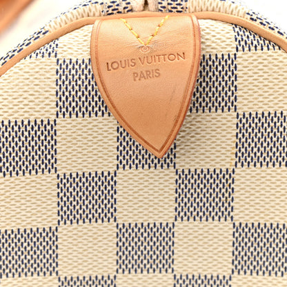 Louis Vuitton Damier Azur Speedy 35 6 of 9
