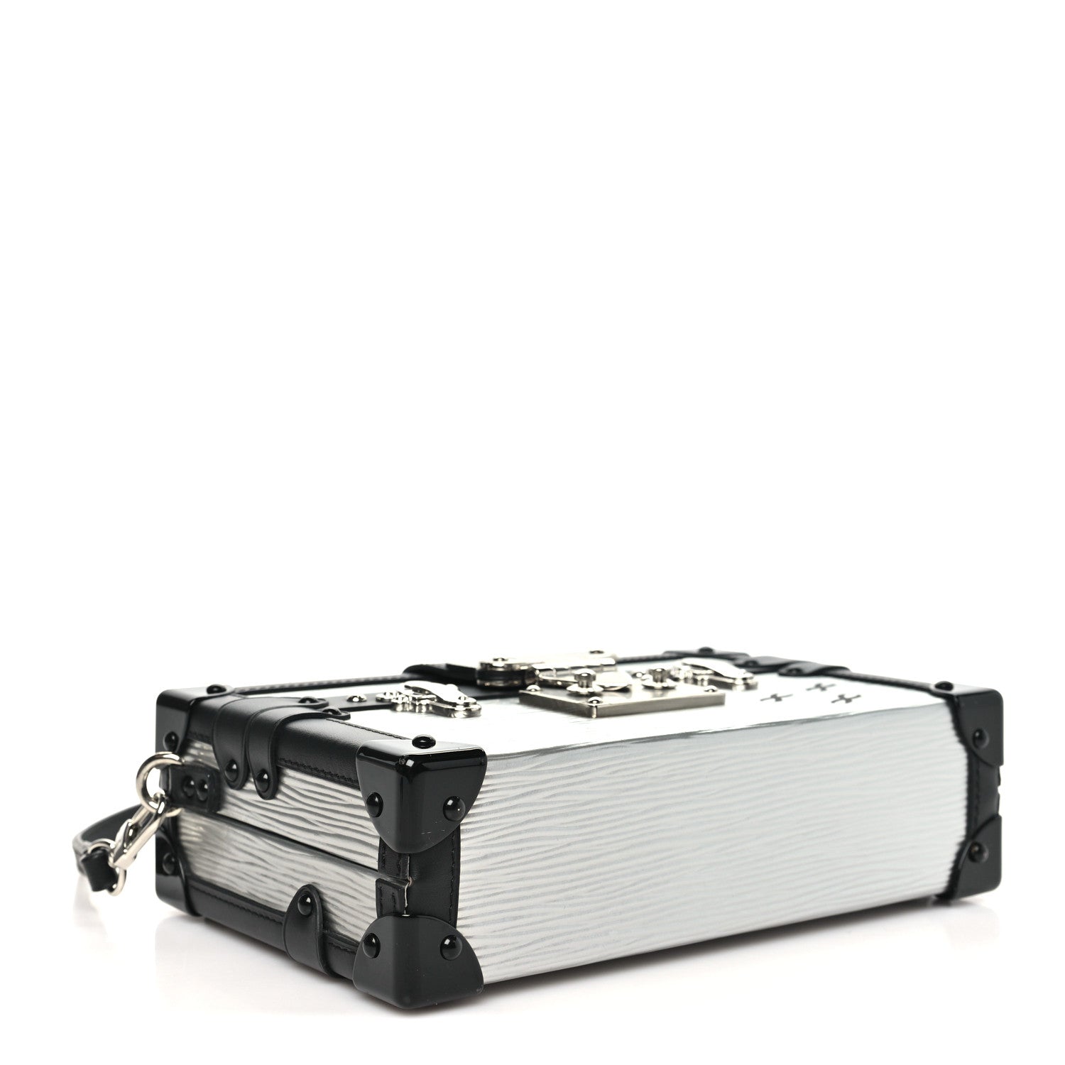 Louis Vuitton Epi Petite Malle Silver 3 of 9