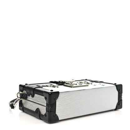 Louis Vuitton Epi Petite Malle Silver 3 of 9