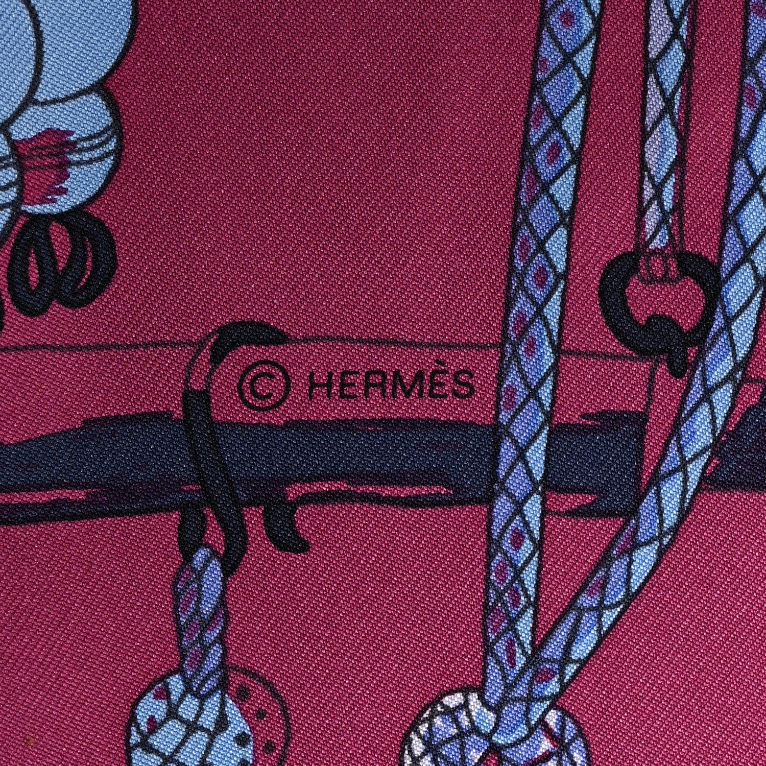 Hermes Silk Passementerie Quadri Scarf 90 2 of 7