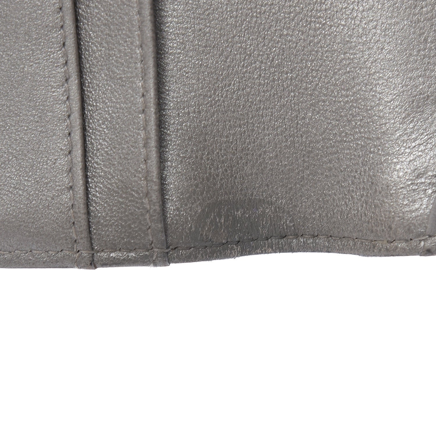 Chanel Lambskin Camellia Embossed Yen Wallet Black 9 of 15