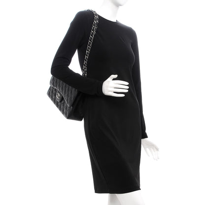 Chanel Caviar Quilted Jumbo Double Flap Black 3 of 13
