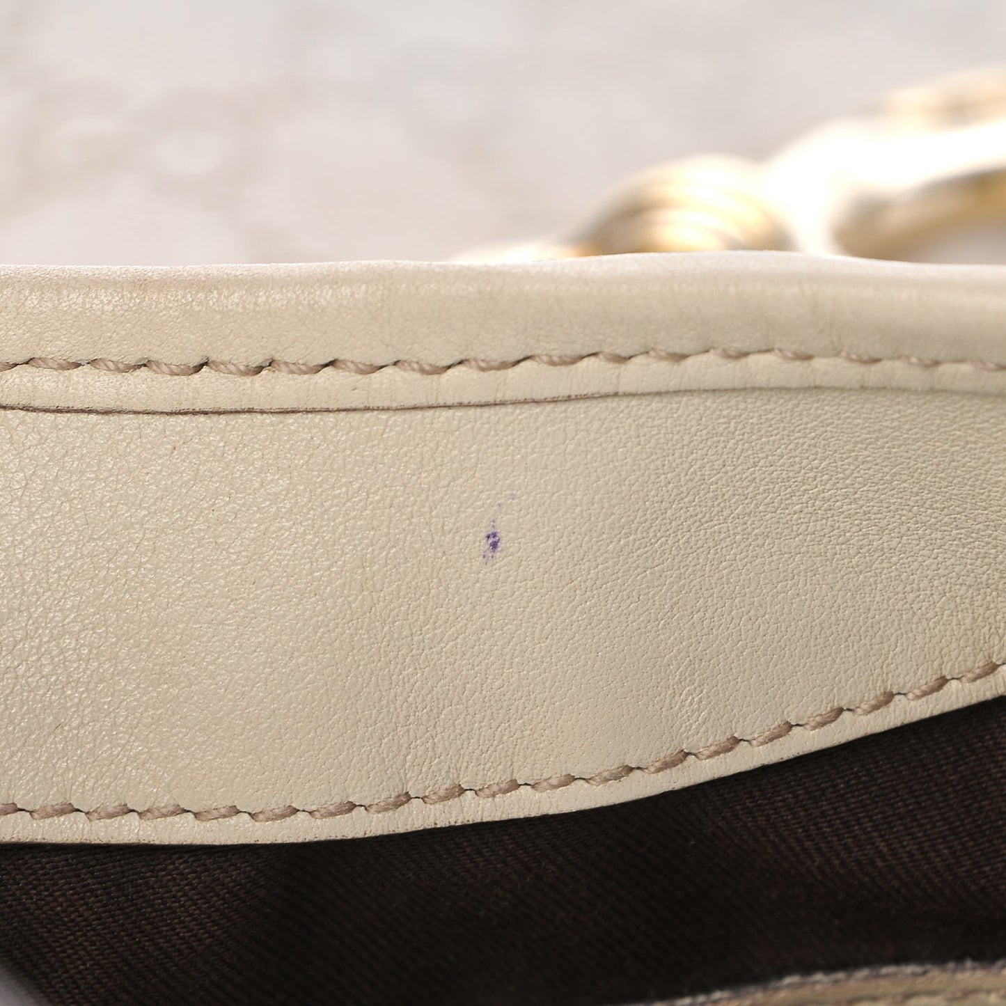 Guccissima Medium Jackie O Bouvier Hobo Off White