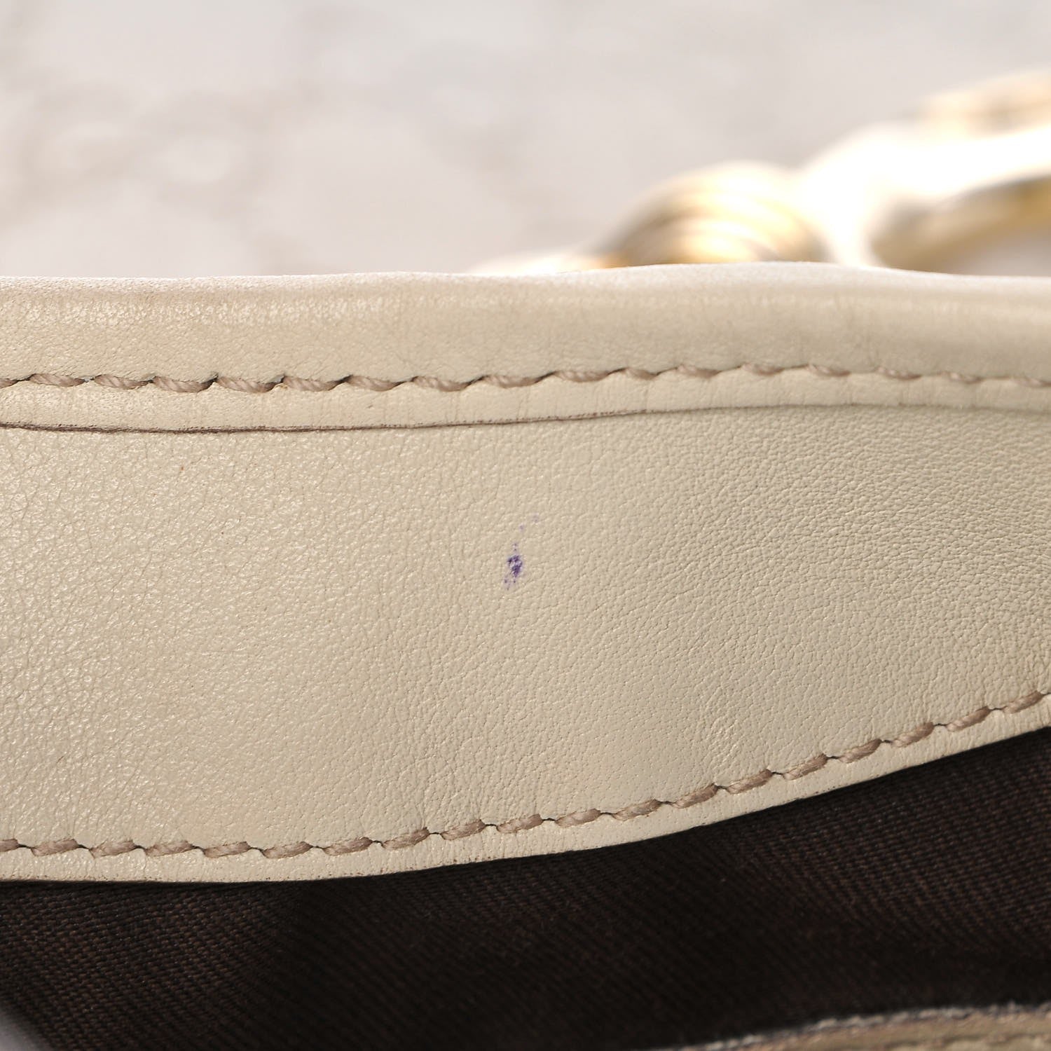 Gucci Guccissima Medium Jackie O Bouvier Hobo Off White 8 of 16