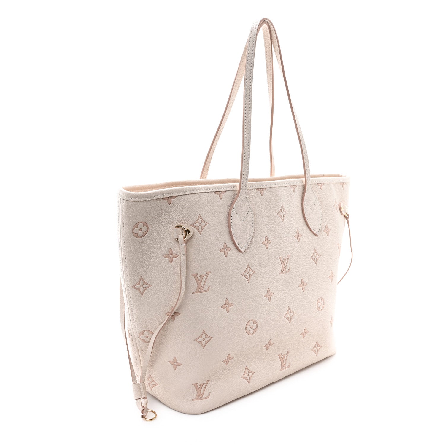 Louis Vuitton Monogram Debossed Neverfull MM Eden 3 of 9