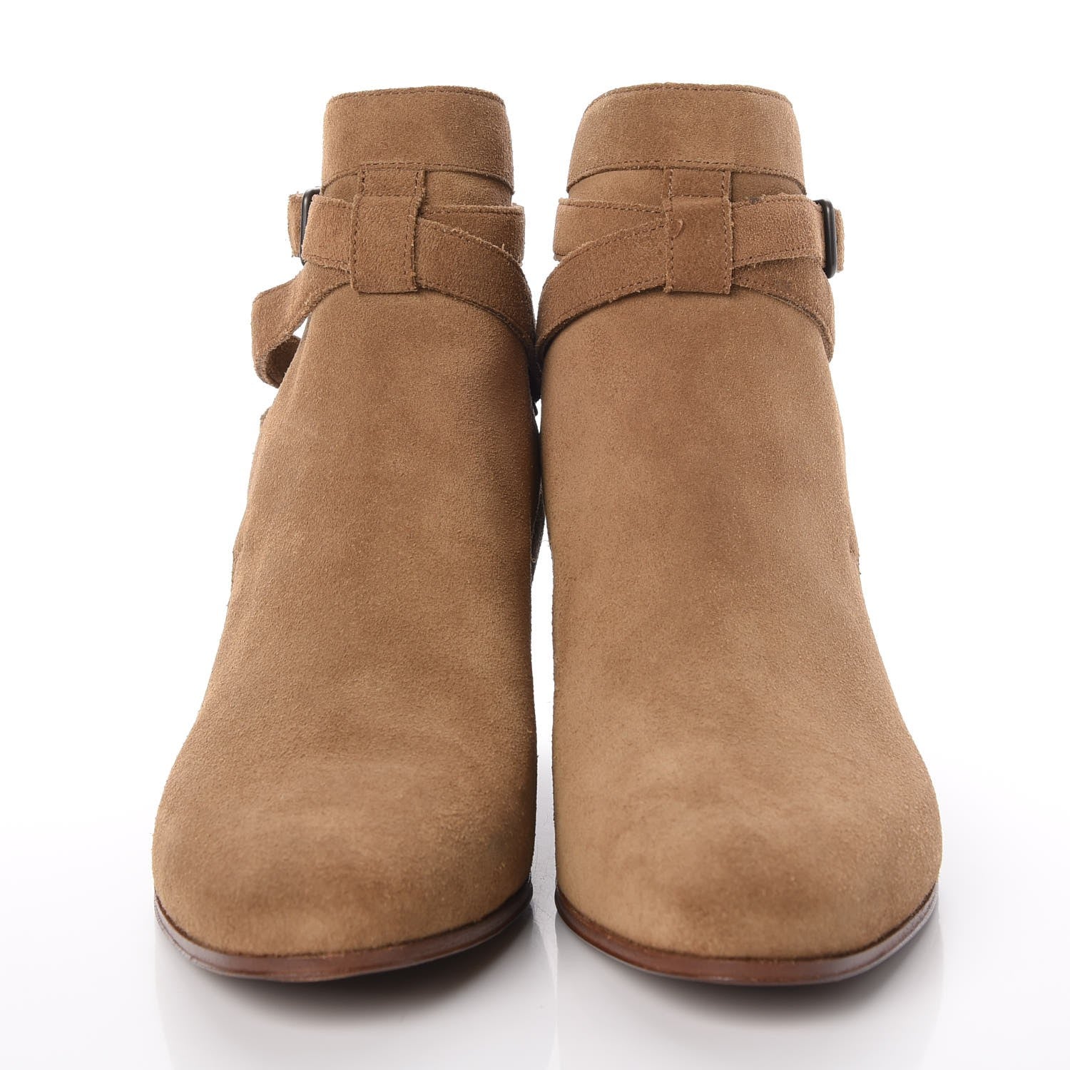 Saint Laurent Suede Blake Ankle Boots 37 New Sigaro 2 of 10