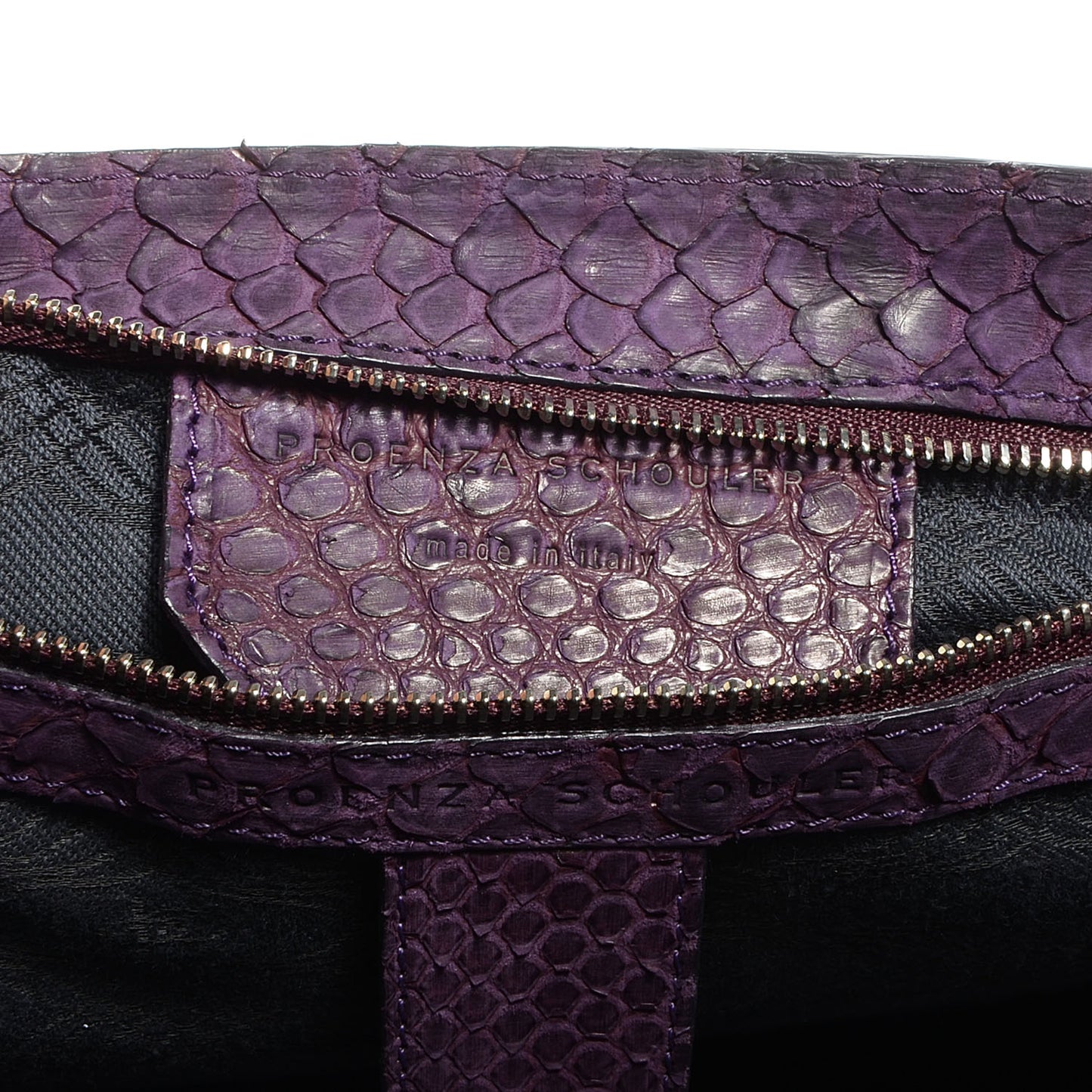Python Medium PS1 Satchel Purple