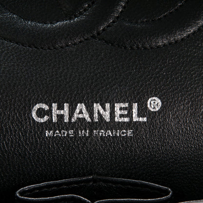 Chanel Tweed Medium Double Flap Black White 7 of 8