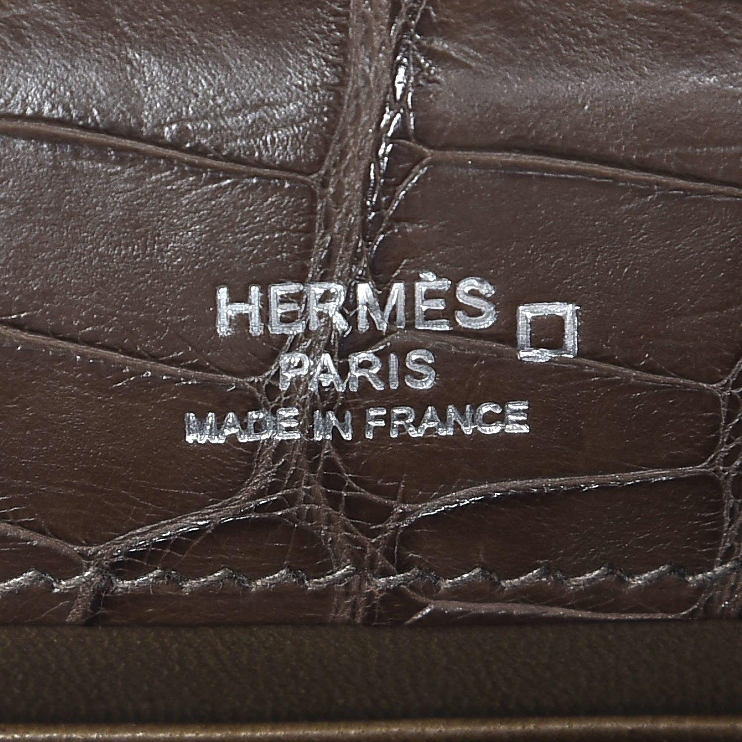 Hermes Matte Alligator Kelly Pochette Ebene 12 of 25